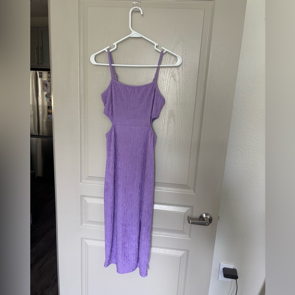 Rolla Coster Purple Bodycon Midi Dress